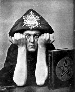 Aleister Crowley in Hat