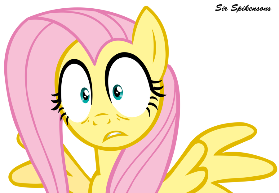 shocked fluttershy by sirspikensons-d4ve