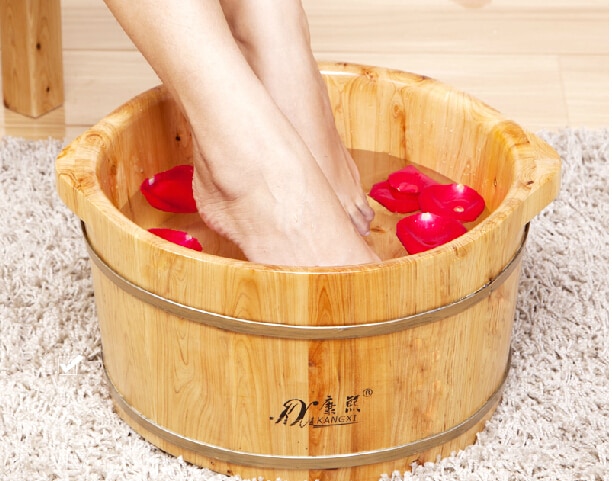 Chinese-wooden-foot-barrel-foot-basin-fo