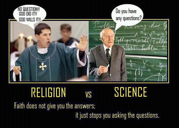 religion vs science
