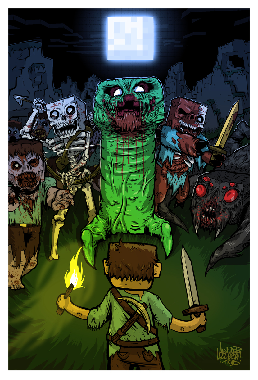 Bilder-Thread thatkidwhodraws minecraft fanart