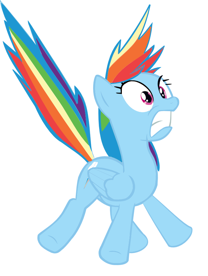 rainbow dash scared by zayrax-d5sdxi4