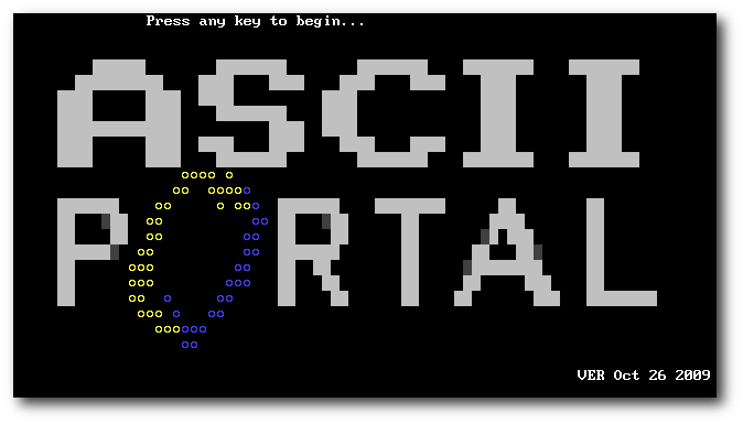 asciiportal-titel