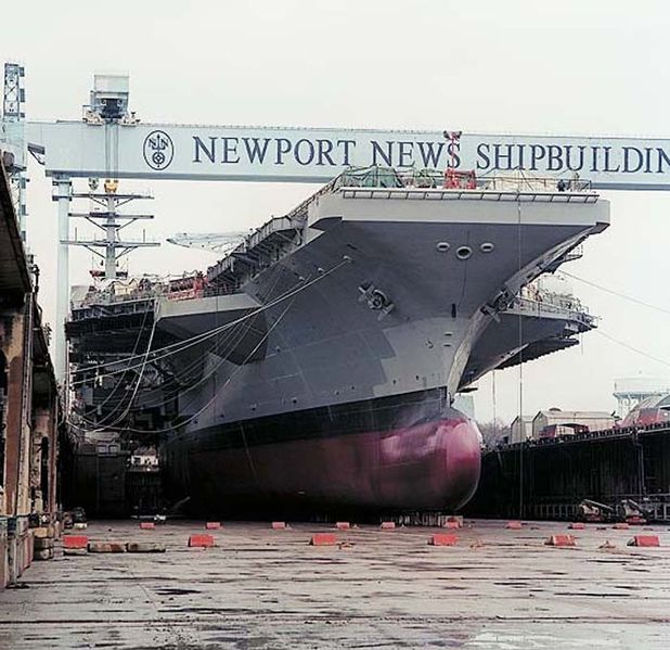 618px-USS Ronald Reagan Bulbous Bow