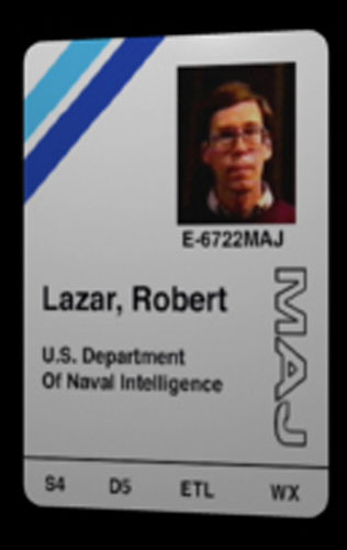 Bob Lazar MJ-12 ID Card