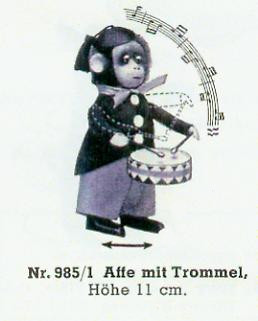 985 1 Affe mit Trommel