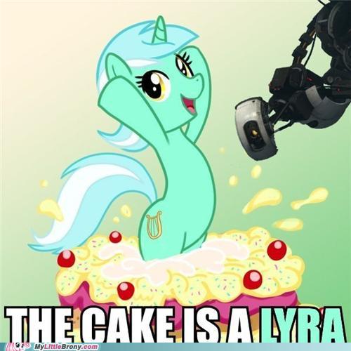 the cake is a lyra by daringdoo-d4pguk1