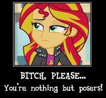 sunset shimmer is not amused    by autho