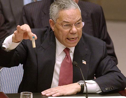 colin powell anthrax