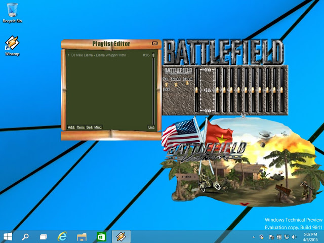 Battlefield Winamp Skin