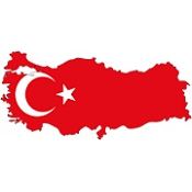 turkey map flag