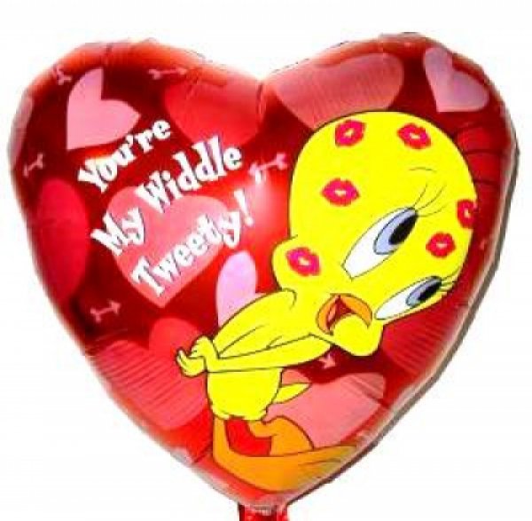 Tweety-Herz-Folienballons-Helium-45cm