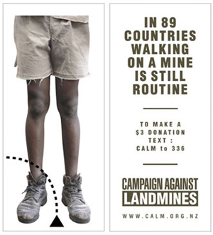 landmine feet