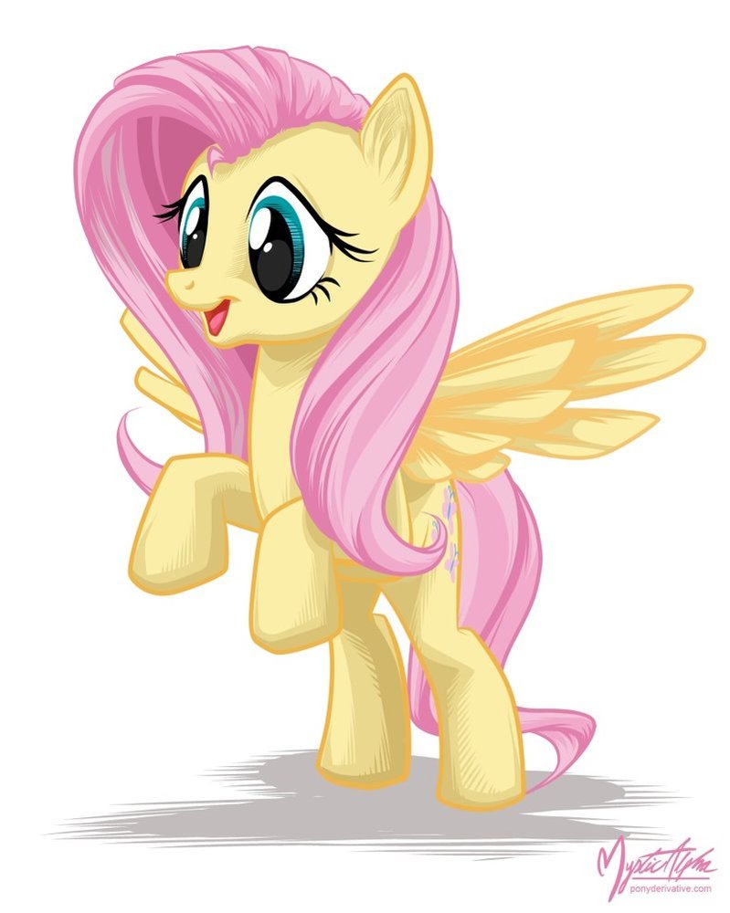 fluttershy   up by mysticalpha-d4l52d5