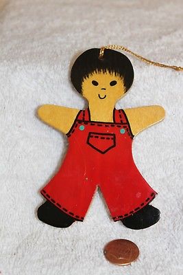 Vintage-wood-Christmas-ornament-Asian-ch