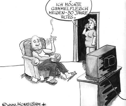 gammelfleisch cartoon karikatur