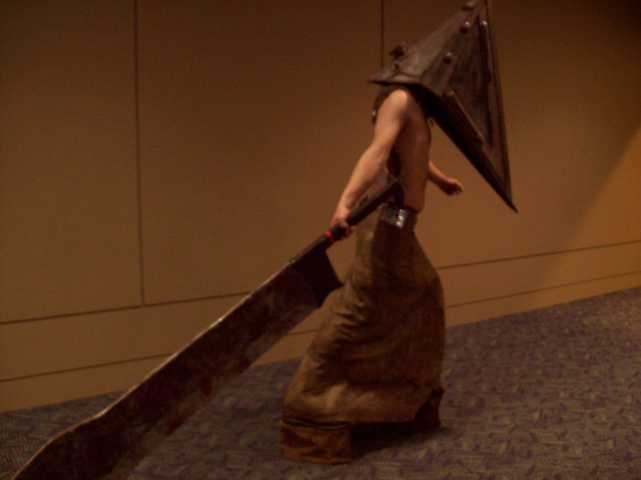 Pyramid Head cosplay 2 by cresent lunett