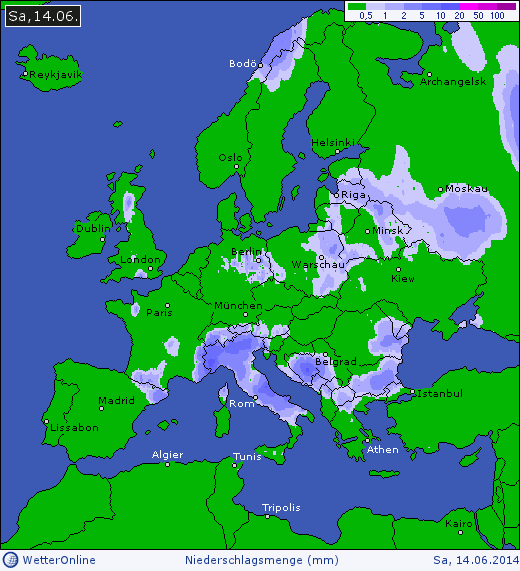 PrecipitationAmount24h 20140614 euro de