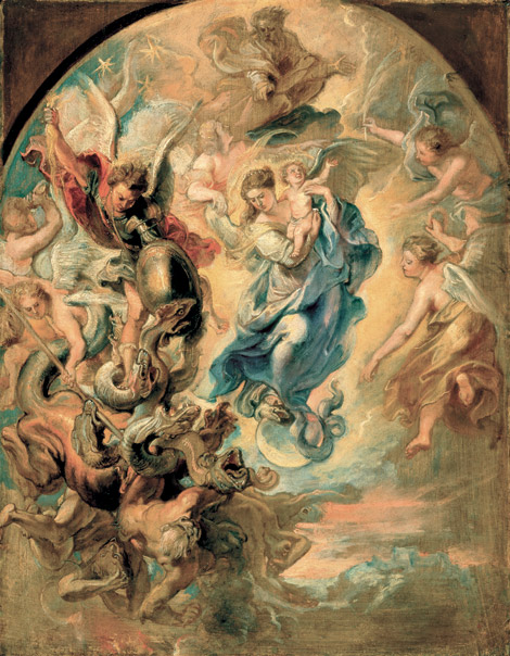 Rubens woman of apocalypse