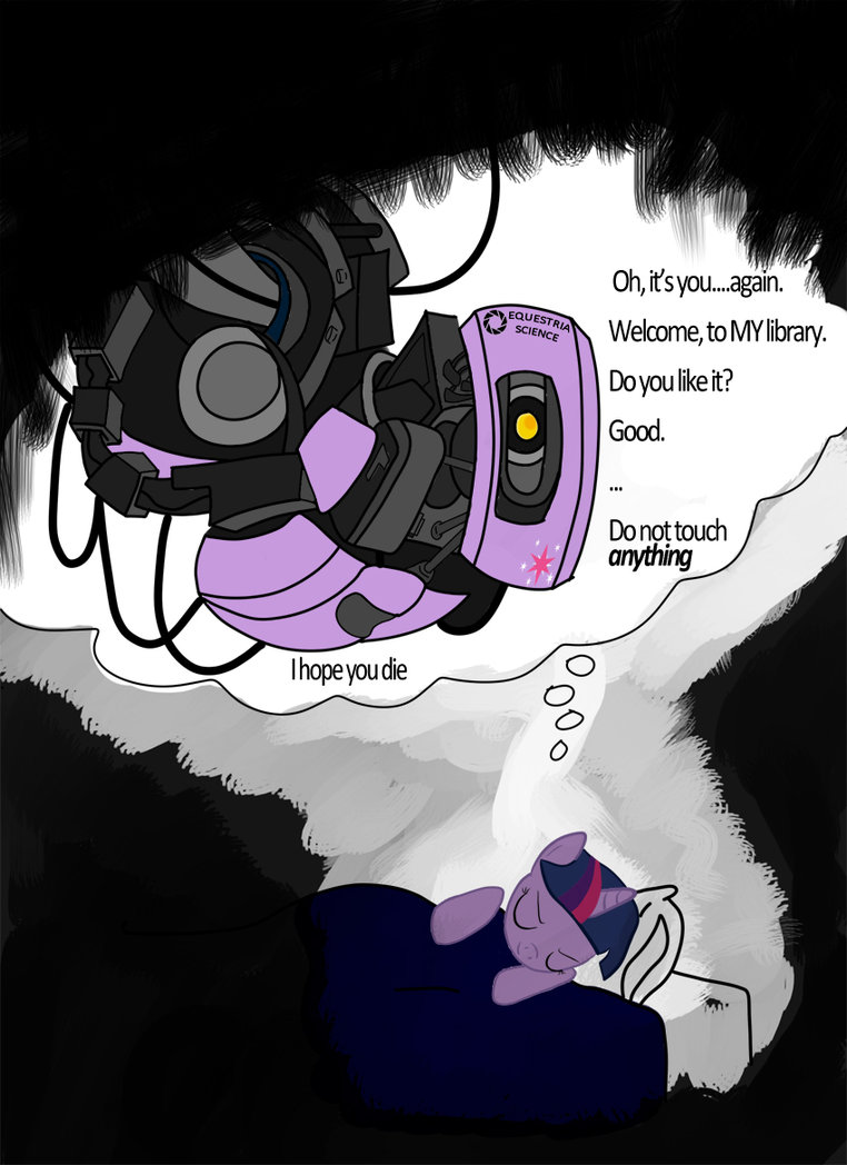 twilight sparkle as glados by sethturner