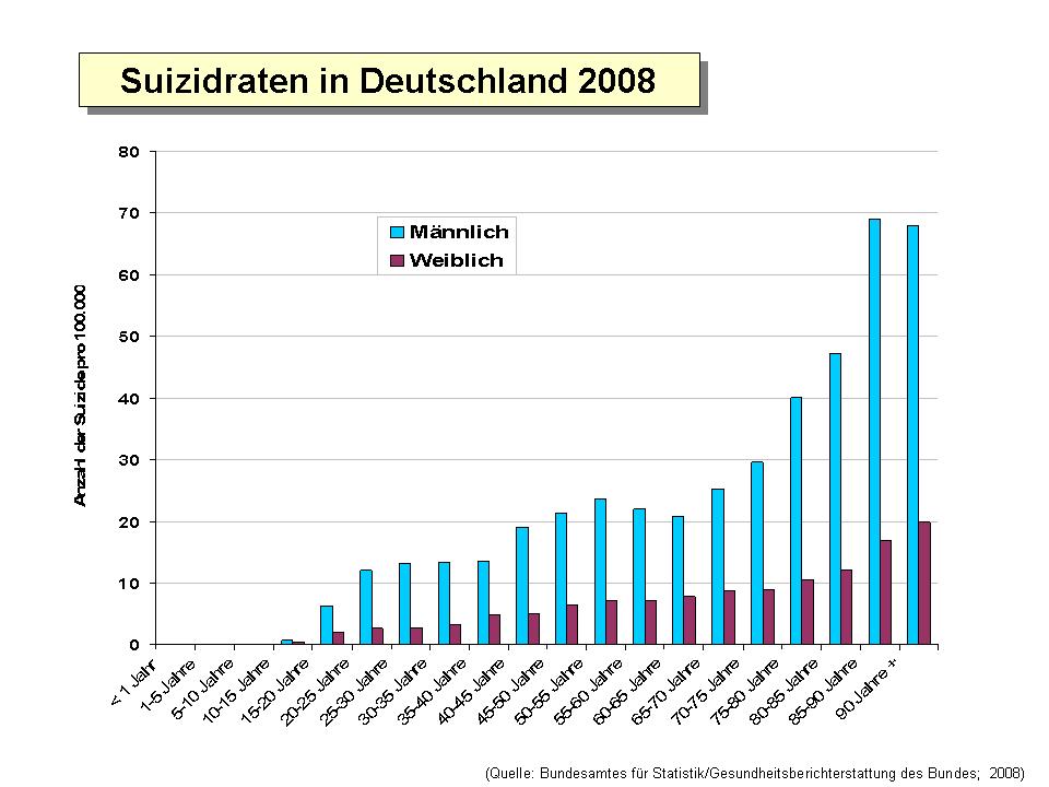 Suizidraten 2008