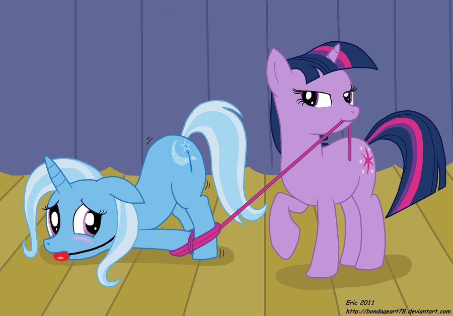 t46e53b twilight tying up trixie by bond