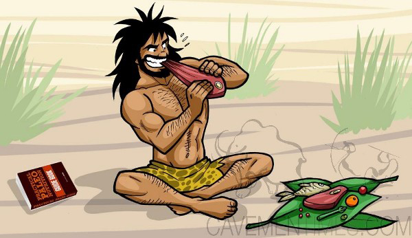 Steinzeit caveman-camp