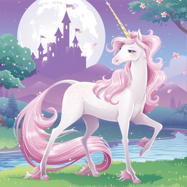 20--kleine--rosa--Einhorn--Servietten-81