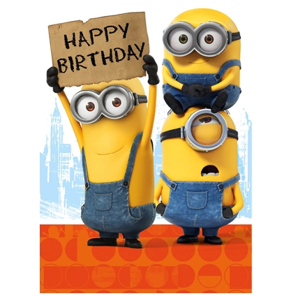 Fumos miese Spelunke MM02120Minions20Happy20Birthday20Card