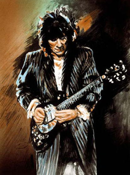 t7213fff Ronnie Wood Rolling Stones Slid