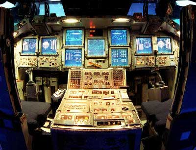 space shuttle cockpit