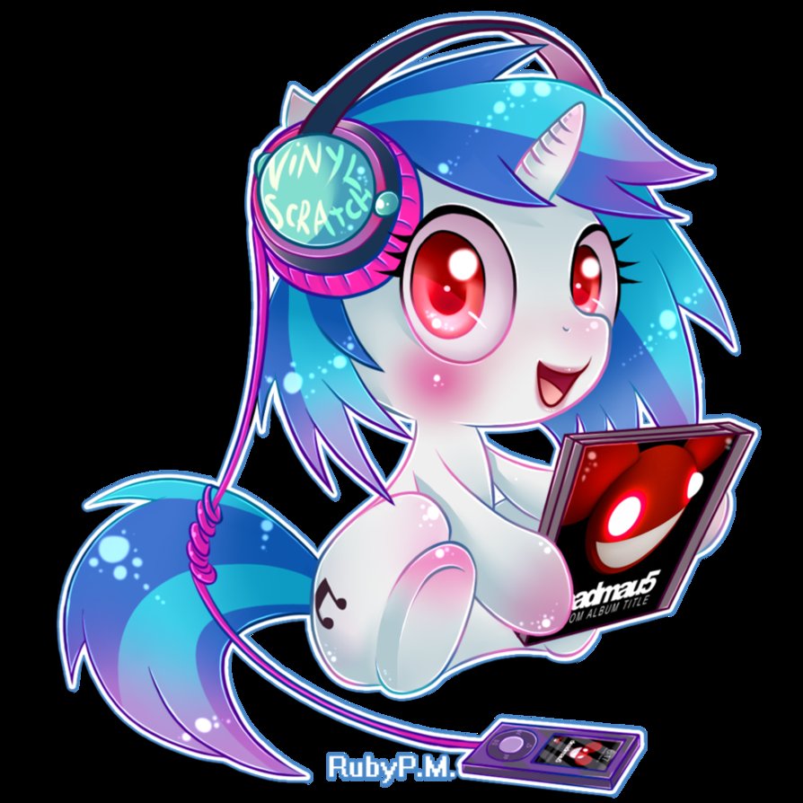 vinyl loves mau5  d by leviosarose-d5abo