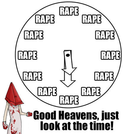 PyramidHeadRapeClock