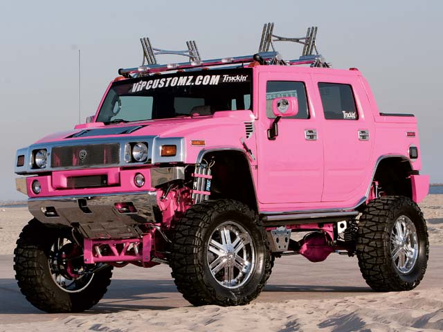 0508 03zcustom pink hummer h2 sutfront r