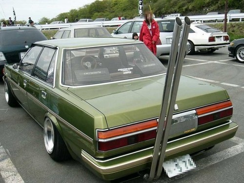 bosozokucarcrazycustomcarexhaustpipesfun
