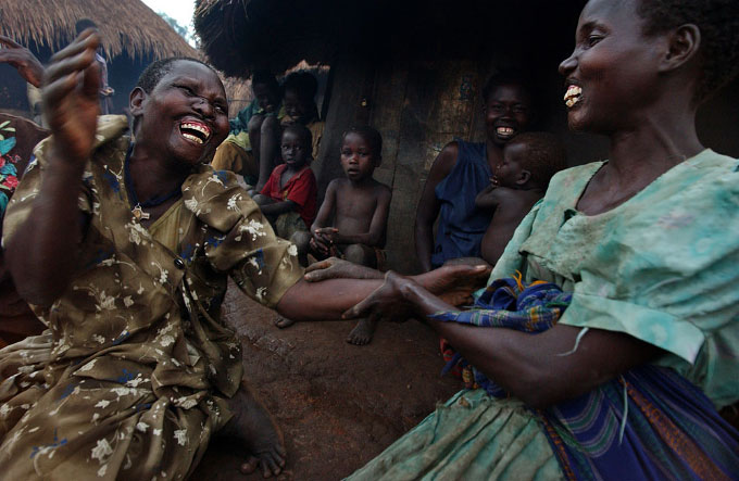 Gulu women cut lips