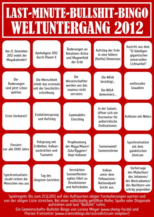 Weltuntergang 2012 Bullshit Bingo1 500x7