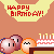 1st emoticon  happy birthday by maika is