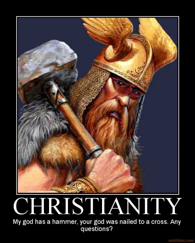 christianity-thor-religion-funny-demotiv