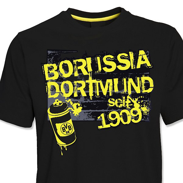 zvdFRb BVB-Dortmund-T-Shirt-Graffiti-Erw