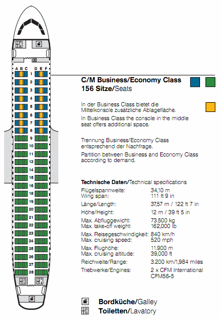 Airbus a320 200 1 sitzplan