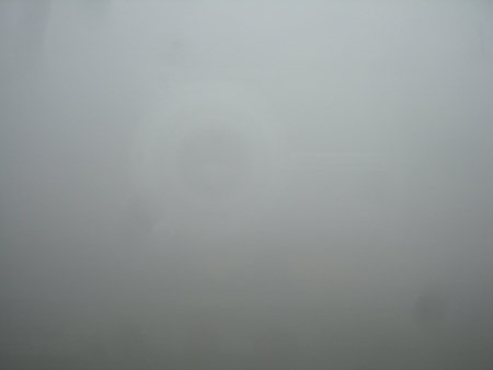 Augsburg bei Nebel