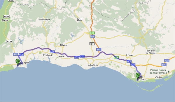 map-faro-airport-lagos-luz