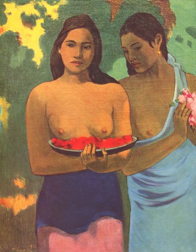 144c91 Paul-Gauguin-Zwei-Maedchen-mit-Ma
