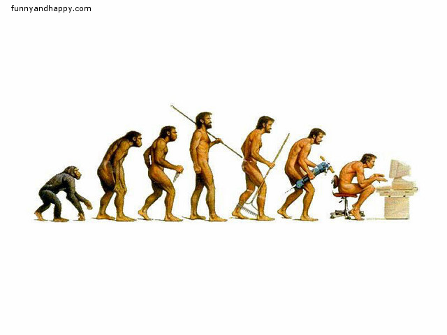 Bilder-Thread Evolution-of-humans-from-apes-to-a-compu