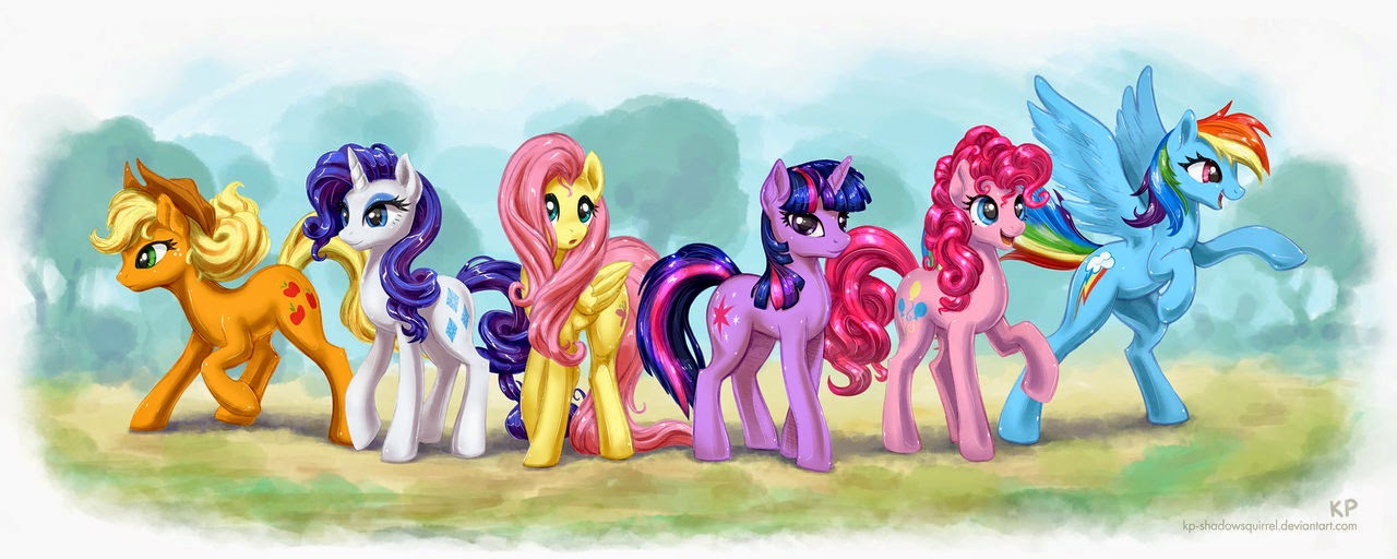 mane 6 by kp shadowsquirrel-d58tat2