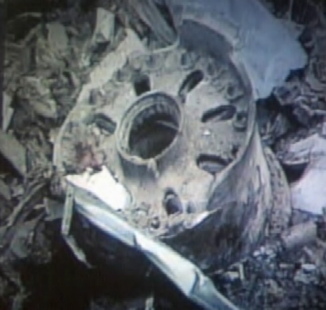global hawk wheel wreckage