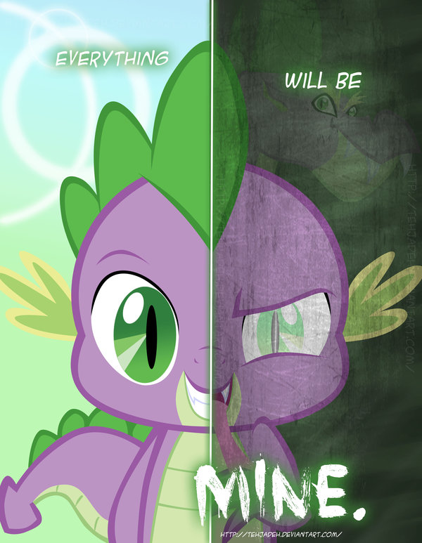 mlp   two sides of spike by tehjadeh-d4l