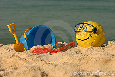 smiley-faced-volleyball-beach-toys-53377