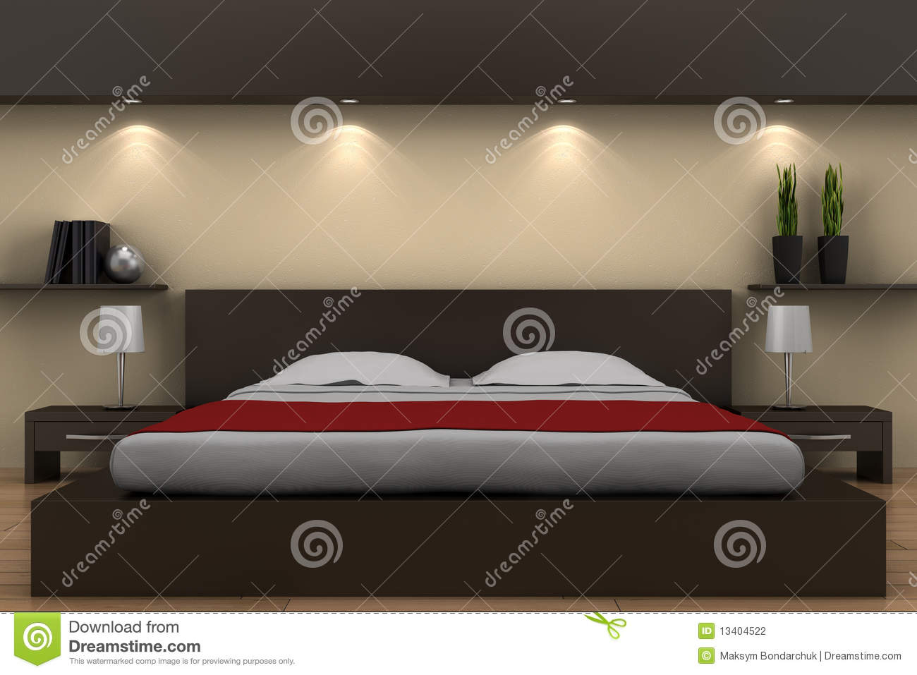 modernes-schlafzimmer-mit-braunem-bett-1